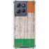 Ireland Flag Dark Wood Moto G Power 5G (2025) Clear Case